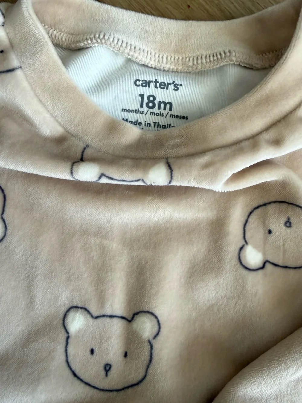 Carter’s Bear sweater set 18m